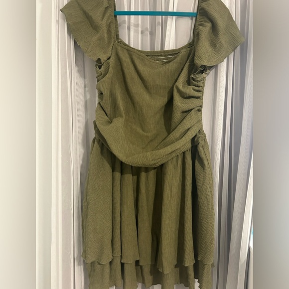 CIDER Green MINI DRESS - Picture 3 of 5